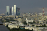Moscow skyline from Academy of Sciences building June 2009