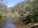 FIG 3 CAMPING SPOT ON MACALISTER LOOKING DOWNSTREAM
