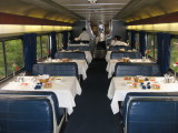 Dining Car of Amtrak Sunset Limited train