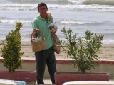 Seller on Durres Beach