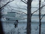 Icebreaker on the Severnaya Dvina