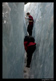 Working in a crevasse