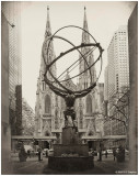 Atlas & Saint Patricks Cathedral Vintage