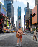 The Naked Cowgirl in Times Square