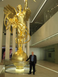 AT&T The Spirit Of Communication Golden Boy new home in Dallas. July 2009