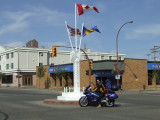 Mile 0 of the Alaska Highway in Dawson Creek, B.C.