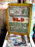 An Old Currency Exchange Sign from Old Delhi.