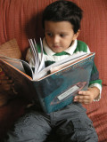 Rahil reading Fun Home