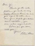 Letter to James Montgomery Flagg