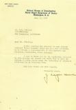 A letter from J. Edgar Hoover to OMalley