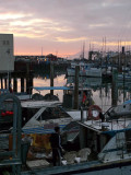 Sundown at the wharf