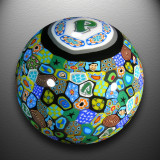 Artist: Carl Fisher  Size: 2.16  Type: Polymer Clay over Glass Core