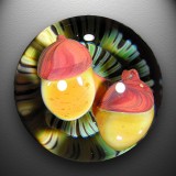 Artist: Devin Somerville <br> Size: 1.57 <br> Type: Lampworked Boro