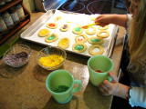 Stained Glass cookies in production 2
