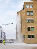 Clearing the roof