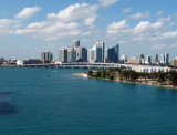 a bit of the Miami skyline