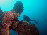 Propeller of the Umbria wreck