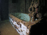 The captains tub on the wreck of the Umbria