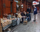 Side street vendors on a slow day