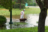 walking the dog Ike 01