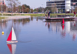 Discovery Green boat pond