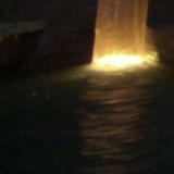 Bayou Place Waterfall near Wortham 01 detail a