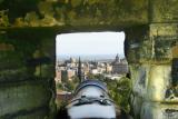 Edinburgh Castle Cannon Embrasure