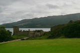 Ruins of Urquhart Castle on Loch Ness