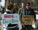 Bush is a dirty dog