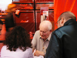 Jim Marshall signs autographs