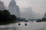 Karst mountains and the Lijiang river