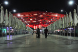 China Pavilion at night seen from the Expo axis