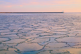 Pattern in ice