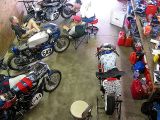 In the garages