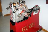 Moto Guzzi cutaway motor and tranny