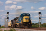 CSX 7500 G732 King IN 02 Aug 2009