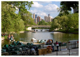 Chicago skyline at Lincoln Park Zoo