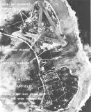 WWII aerial photo of Roi-Namur