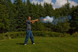 Steve at the Musket Shoot