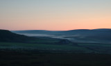 Mist forming under Penyghent after dusk  DSC_5550