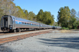 Red Hill, VA on the NS main and restored PRR N5B cabin car
