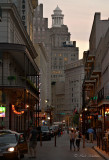 Dusk on Bourbon Street