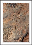 Evidence of past visitors, ca. 1922