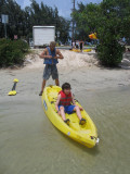 Kayaking near Kailua Beach Park