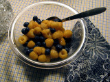 Blue and Gold Berries<br />7580