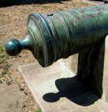 An old-timer, 18th C cannon <br />7599