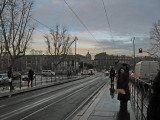On Viale di Trastevere waiting for Streetcar<br />6849.jpg