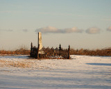 Lonely hilltop grave