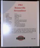 1961 Bonneville Streamliner