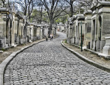 In Pere Lachaise Cemetery